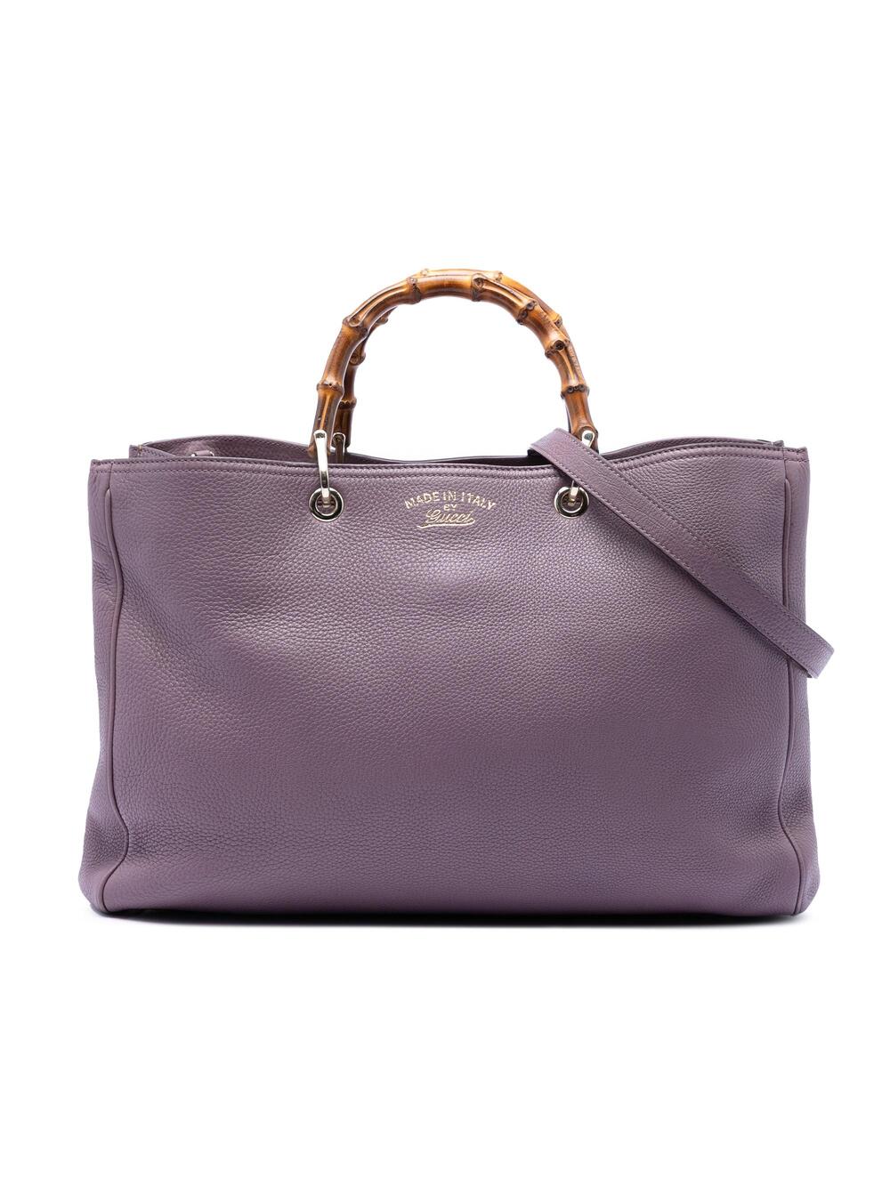 Gucci Bamboo Shopper Tote Leather Large #334133G69B